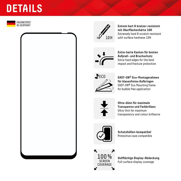 Displex Protection d'écran en verre trempé Real Glass Xiaomi Redmi Note 12