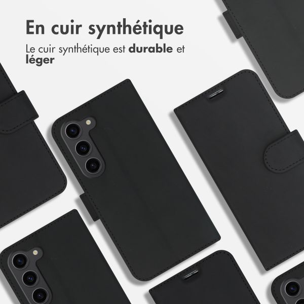 Accezz Étui de télephone Wallet Samsung Galaxy S23 - Noir