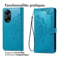 imoshion Etui de télephone Mandala Oppo A98 - Turquoise