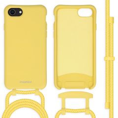 imoshion Coque de couleur avec cordon amovible Apple iPhone SE (2022 / 2020) / 8 / 7 - Jaune