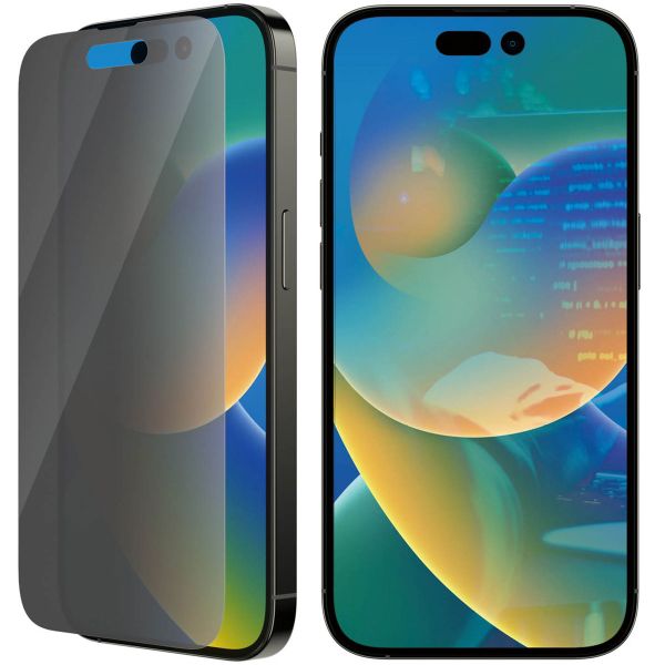 PanzerGlass Protection d'écran Privacy en verre trempé Case Friendly Anti-Bacterial Apple iPhone 14 Pro