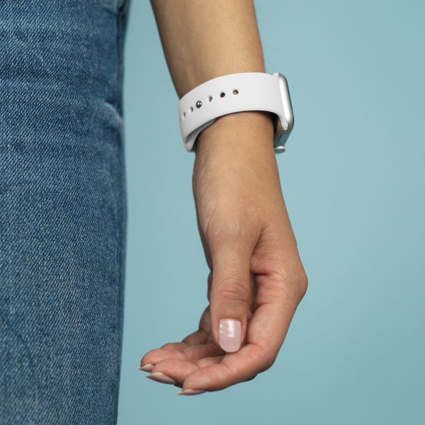 imoshion Bracelet silicone Fitbit Versa 4/ 3 / Sense (2) - Blanc