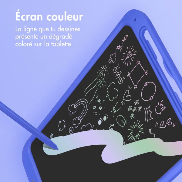 imoshion Tablette de dessin LCD pour enfants - Avec écran couleur et 2 stylos - Cobalt Blue