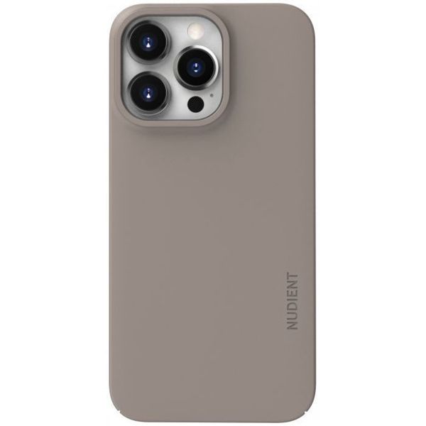 Nudient Coque Thin iPhone 13 Pro - Clay Beige