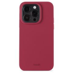 Holdit Coque Silicone Apple iPhone 15 Pro - Red Velvet