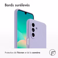 Accezz Coque Liquid Silicone Samsung Galaxy A26 - Violet