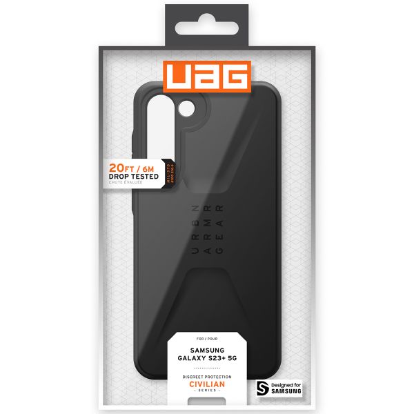 UAG Coque Civilian Samsung Galaxy S23 Plus - Black