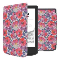 imoshion Design Slim Soft Sleepcover Pocketbook Verse / Verse Pro / Verse Pro Color / Vivlio Light / Light HD - Flower Watercolor