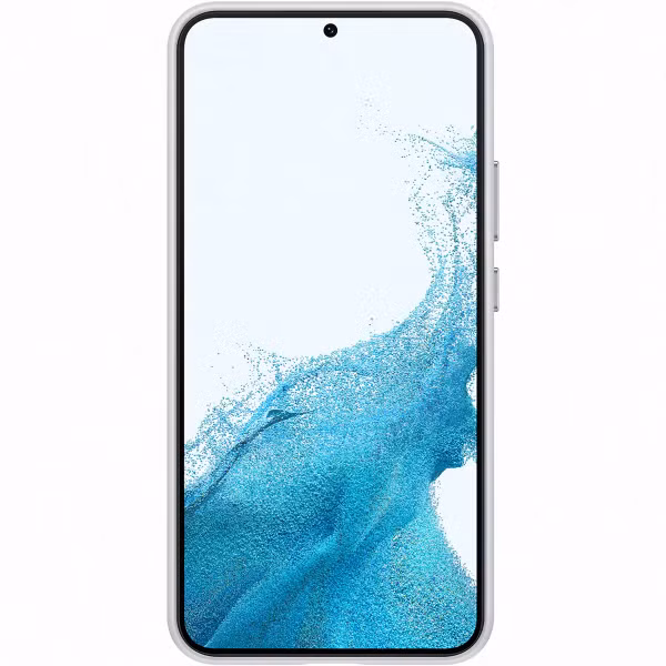 Samsung Original Coque en cuir Galaxy S22 Plus - Gris clair