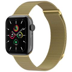 imoshion Bracelet magnétique milanais Apple Watch Series 1 á 9 / SE (38/40/41 mm) | Series 10 (42 mm) - Taille S - Dorée