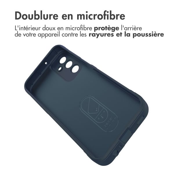 imoshion Coque arrière EasyGrip Samsung Galaxy A15 (5G/4G) - Bleu foncé