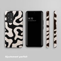 Selencia Coque arrière Vivid Tough Samsung Galaxy A53 - Art Wave Black