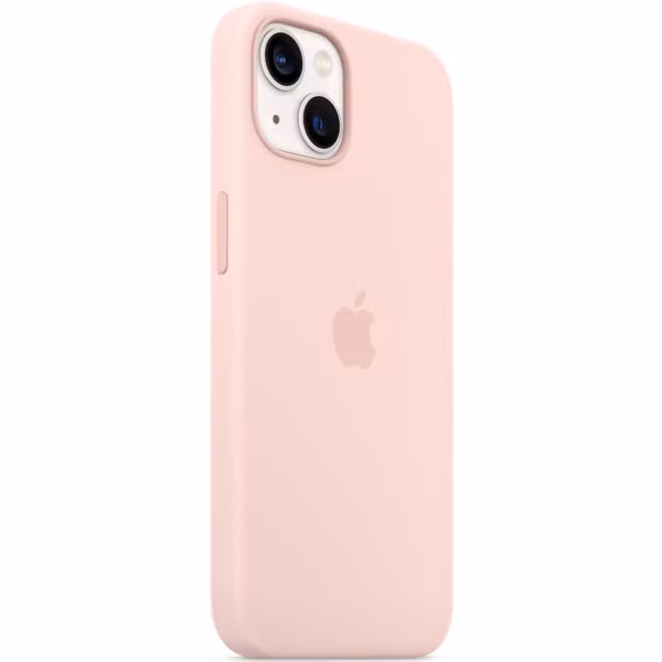 Apple Coque en silicone MagSafe Apple iPhone 13 - Chalk Pink