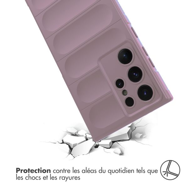 imoshion Coque arrière EasyGrip Samsung Galaxy S24 Ultra - Violet