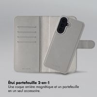 Selencia Étui portefeuille amovible Olyn avec MagSafe Samsung Galaxy A57 (5G) - Gris