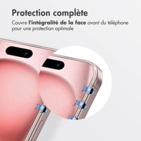 Accezz Protecteur d’écran en verre trempé + Applicateur Apple iPhone 16 / 15