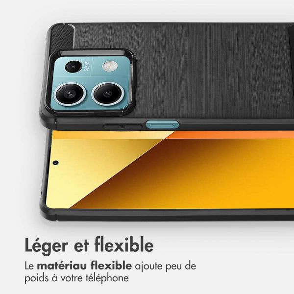 imoshion Coque Brushed Xiaomi Redmi Note 13 (5G) - Noir