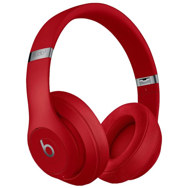 Beats Studio3 Casque sans fil Over-ear - Réduction active du bruit (ANC) - Red Core