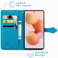 imoshion Etui de téléphone portefeuille Mandala Xiaomi 12 Lite - Turquoise