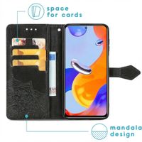 imoshion Etui de télephone Mandala Xiaomi Redmi Note 11 Pro - Noir