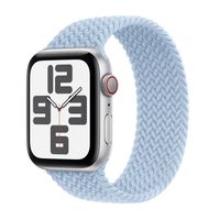 Apple Bracelet Solo tressé Apple Watch Series 1 - 11 / SE / Ultra (44/45/46/49 mm) - Taille 3 - Light Blue