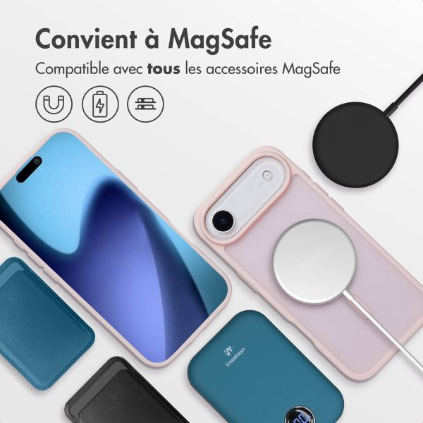 imoshion Coque Color Guard avec MagSafe Apple iPhone Air - Rose clair