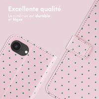 imoshion Étui de télephone portefeuille Design Apple iPhone 17e / 16e - Happy Dots