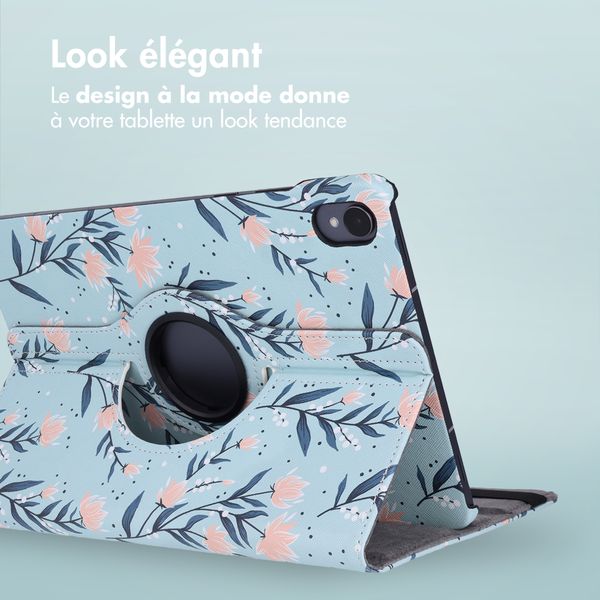 imoshion Coque tablette Design rotatif à 360° Samsung Galaxy Tab S11 - Flowers