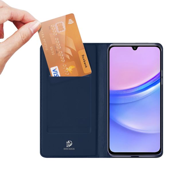 Dux Ducis Étui de téléphone Slim Samsung Galaxy A15 (5G/4G) - Bleu foncé