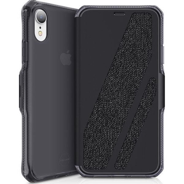 Itskins Étui de téléphone Spectrum Folio iPhone Xr - Noir