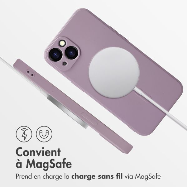 imoshion Coque Couleur avec MagSafe iPhone 13 - Violet