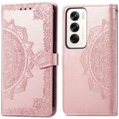 imoshion Etui de télephone Mandala Oppo Reno 12 Pro - Rose Doré