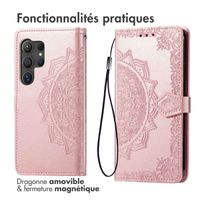 imoshion Etui de télephone Mandala Samsung Galaxy S25 Ultra - Rose Doré