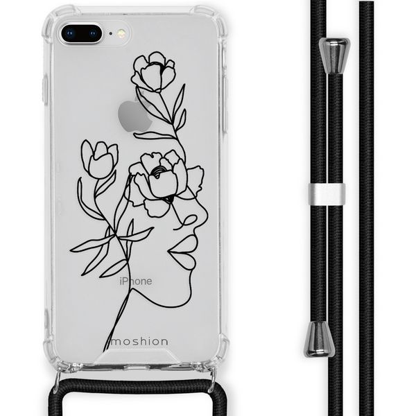 imoshion Coque Design avec cordon iPhone 8 Plus / 7 Plus - Woman Flower