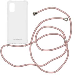 imoshion Coque avec dragonne Samsung Galaxy A41 - Rose Doré