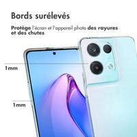 Accezz Coque Clear Oppo Reno 8 Pro 5G - Transparent