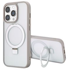 Accezz Coque Ring Stand avec MagSafe Apple iPhone 14 Pro - Gris