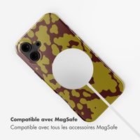Selencia Coque arrière Vivid avec MagSafe Apple iPhone 16 - Moo'd Olive Dust