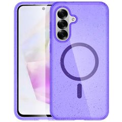 imoshion Coque Pailletée avec MagSafe Samsung Galaxy A36 - Paillettes Violet