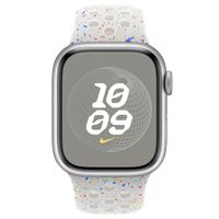 Apple Bracelet Nike Sport Apple Watch Series 1 t/m 9 / SE (38/40/41 mm) | Series 10 / 11 (42 mm) - Taille M/L - Pure Platinum