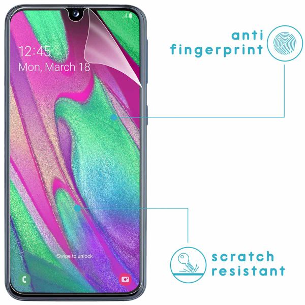 imoshion Protection d'écran Film 3 pack Samsung Galaxy A40