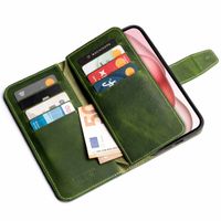 Wachikopa Étui de téléphone portefeuille Multi Wallet iPhone 15 - Forest Green