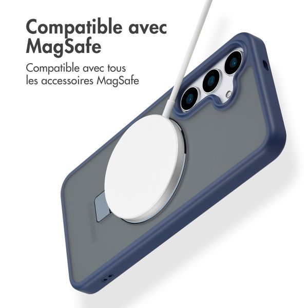 Accezz Coque Ring Stand avec MagSafe Samsung Galaxy S25 - Blue