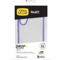 OtterBox Coque arrière React Samsung Galaxy A54 (5G) - Transparent / Violet