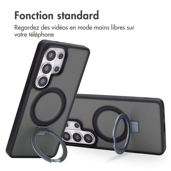 Accezz Coque Ring Stand avec MagSafe Samsung Galaxy S26 Ultra - Noir