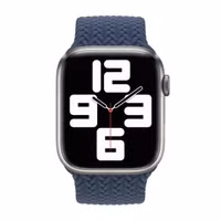 Apple Bracelet Solo tressé Apple Watch | 38/40/41/42 mm - Taille 7 - Abyss Blue