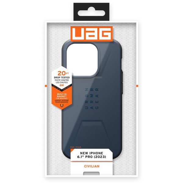 UAG Coque Civilian MagSafe iPhone 15 Pro - Mallard