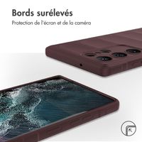 imoshion Coque arrière EasyGrip Samsung Galaxy S23 Ultra - Aubergine