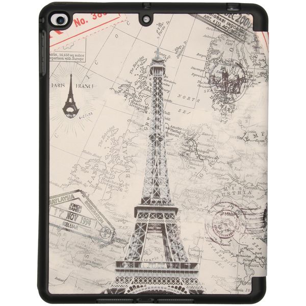 imoshion Coque tablette Design Trifold Apple iPad 6 (2018) 9.7 pouces / iPad 5 (2017) 9.7 pouces / Air 2 (2014)/Air 1 (2013) - Paris