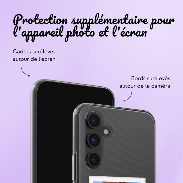 Coque personnalisée avec polaroid Samsung Galaxy A54 (5G) - Transparent